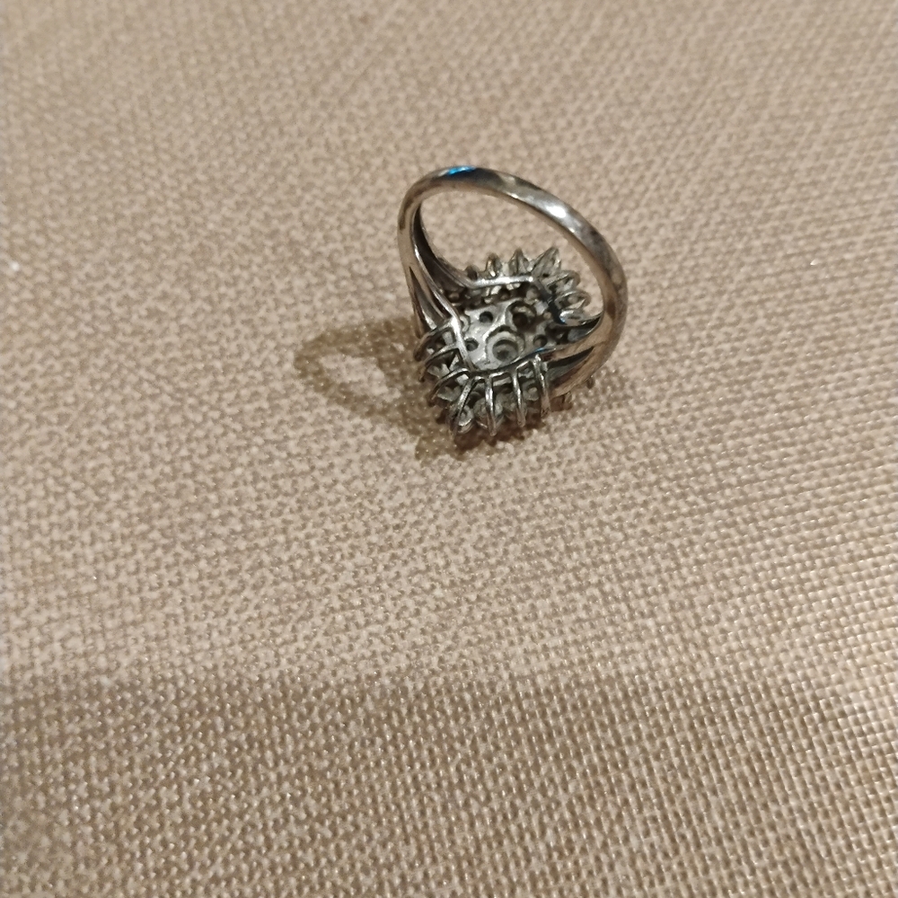 Silver 925 Diamond Ring - image 4